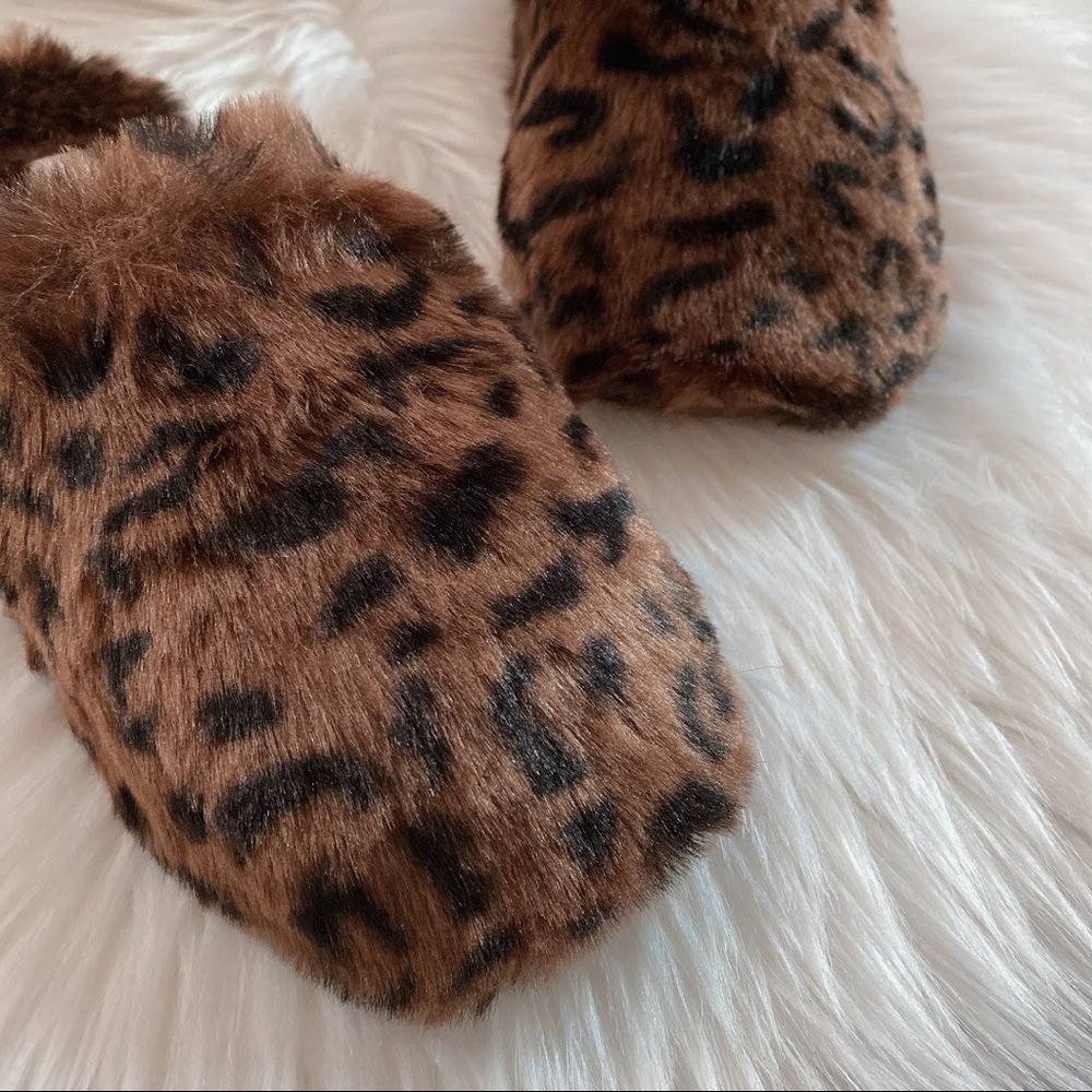 Madewell Animal Print Faux Fur Slipper - Picture 2 of 5